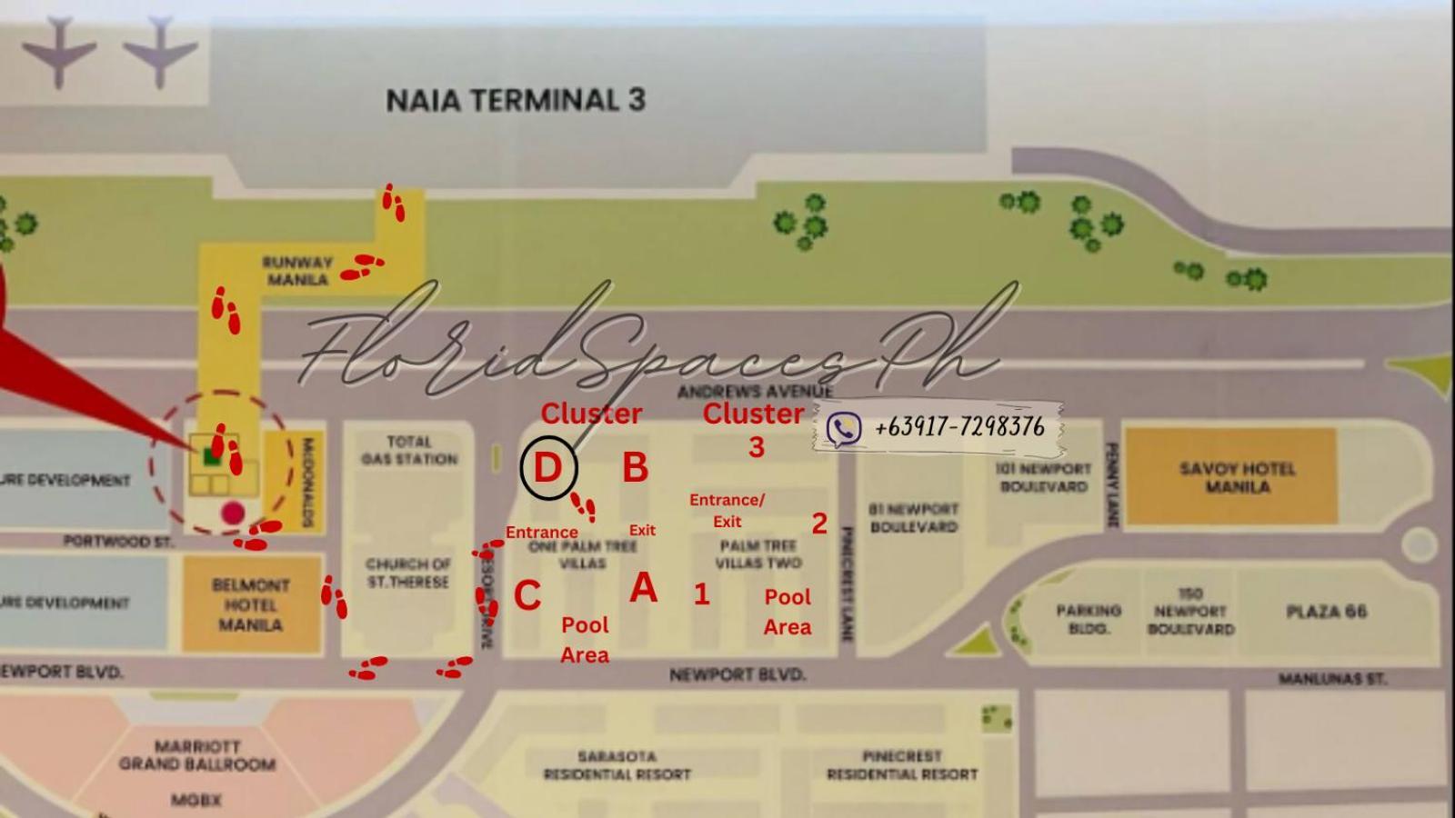 One Palm Tree Villas Condominium - Studio 10O With Balcony - Across Terminal 3 Airport Manila Eksteriør bilde